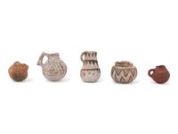 Anasazi Black-on-White Pottery, Miniature