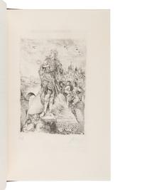 [FINE PRESS -- BEAR PRESS]. WILDE, Oscar (1854-1900). Die Nachtigall und die Rose. Drei Märchen . Bayreuth: [Printed by Chr. Scheufele Offizin, Stuttgart, for] Bear Press, 1982.