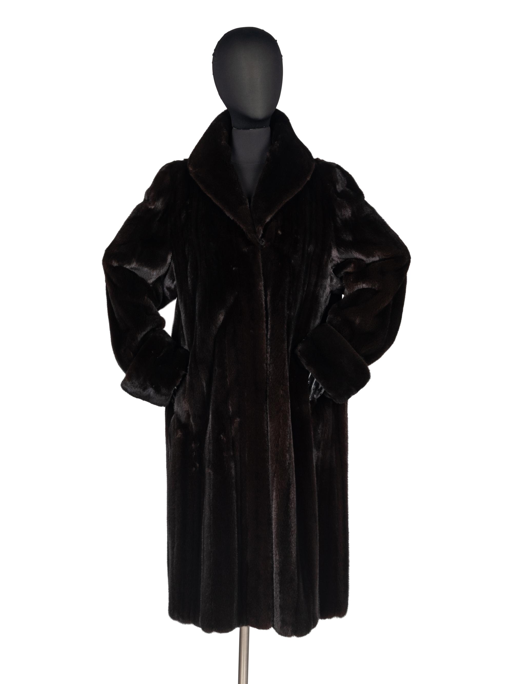 J. Mendel Ranch Mink Full-Length Coat
