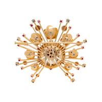 RETRO, YELLOW GOLD, DIAMOND, RUBY AND SAPPHIRE SET