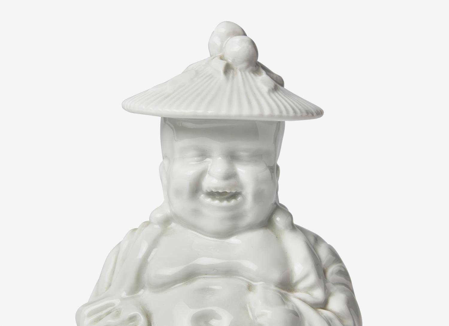 Two Pairs of Chinese Porcelain Figures of Parrots and A Chinese Style White Glazed Porcelain 'Pagoda' Figure
