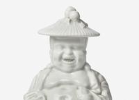 Two Pairs of Chinese Porcelain Figures of Parrots and A Chinese Style White Glazed Porcelain 'Pagoda' Figure