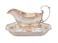 An American Gravy Boat and Undertray — Shreve, Crump & Low, Boston, MA, Early 20th Century
