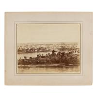 Upton, Benjamin F. (1818-1910). Minneapolis in 1870 .