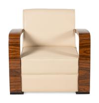 A Pair of Art Deco Style Armchairs