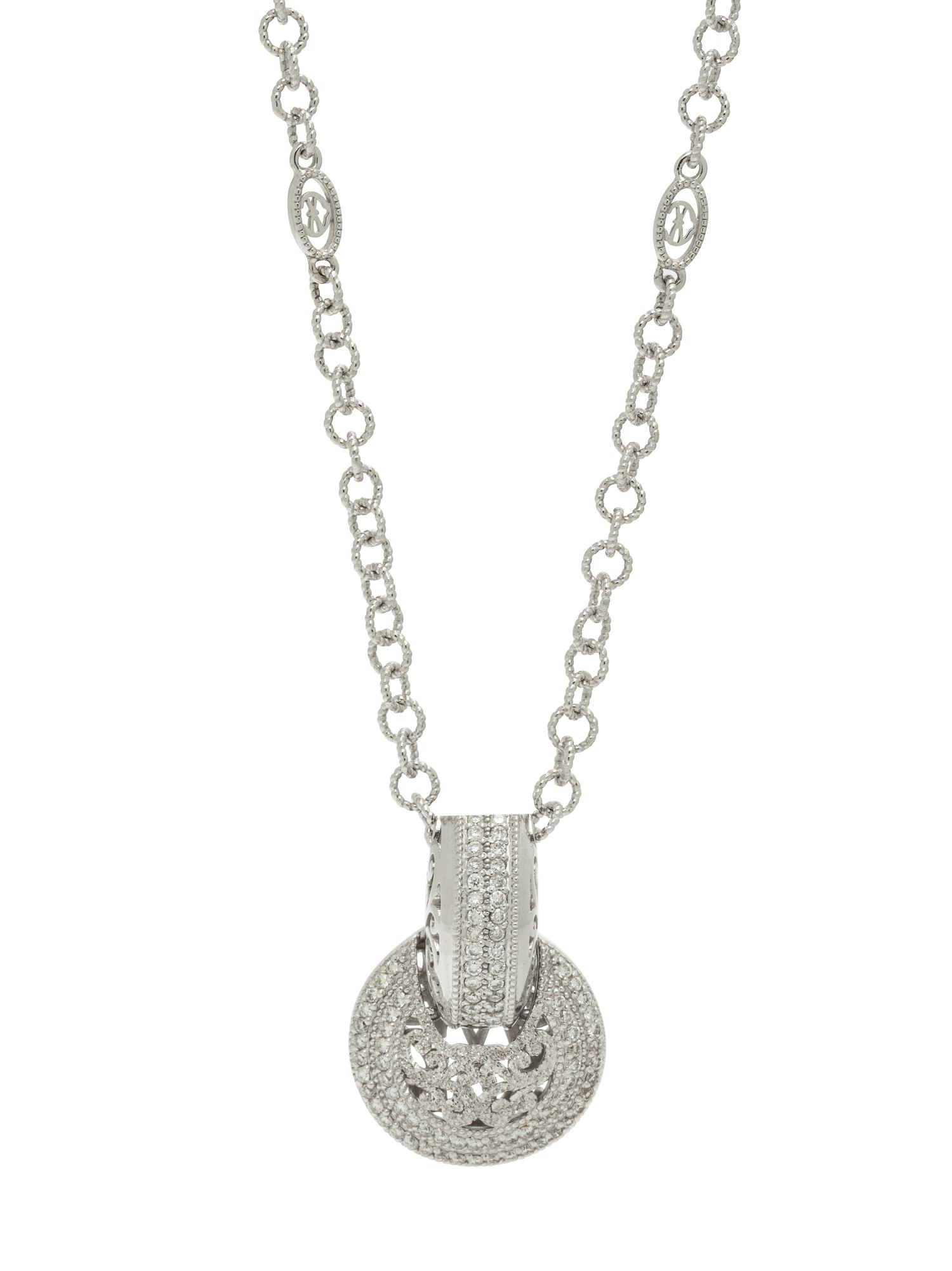 CHARIOL, WHITE GOLD AND DIAMOND PENDANT/NECKLACE
