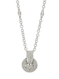 CHARIOL, WHITE GOLD AND DIAMOND PENDANT/NECKLACE