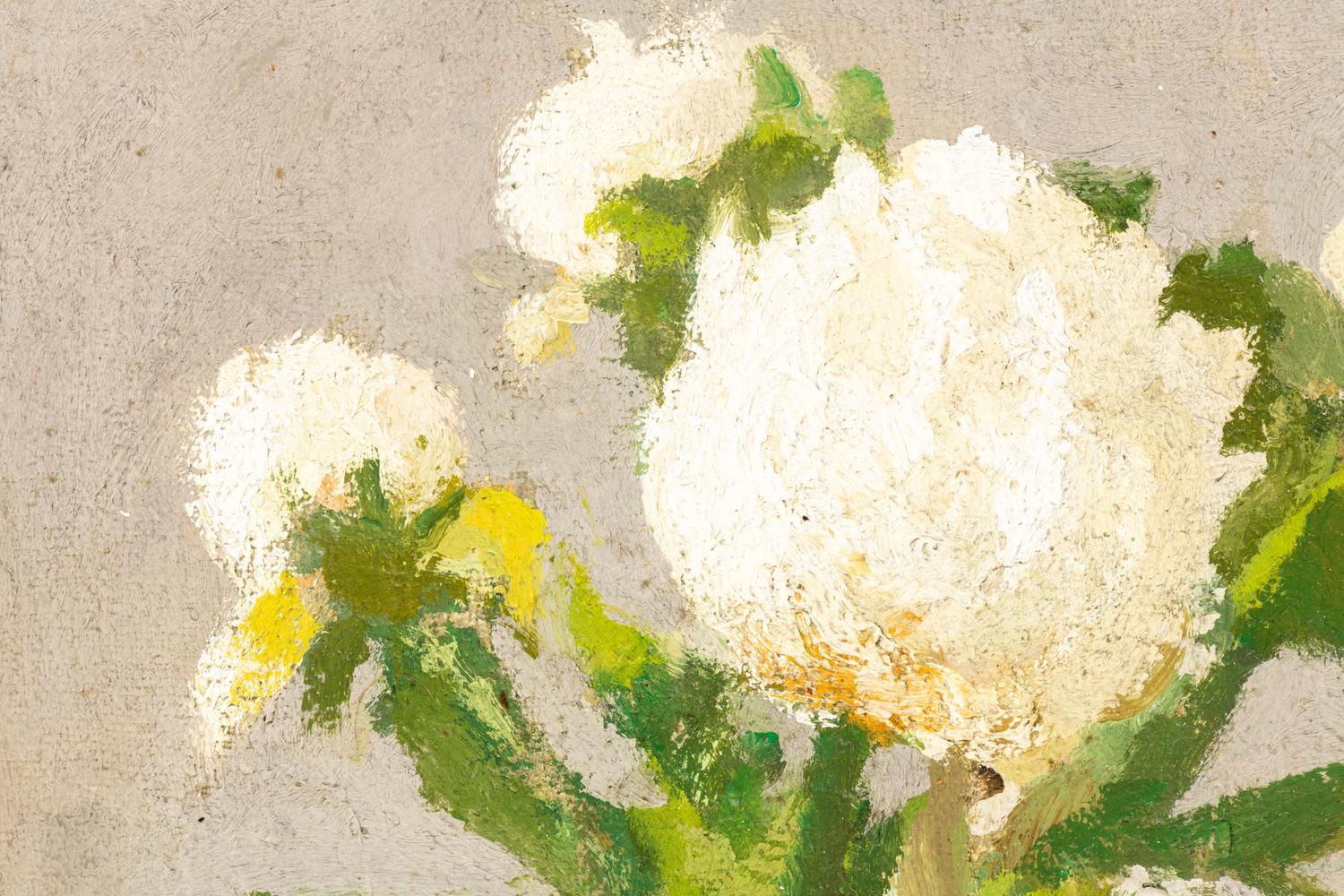 White Peonies in a Glass Jar , 1988