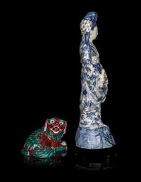 Two Chinese Porcelain Figures
