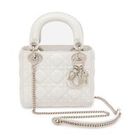 Christian Dior, Mini Lady Dior in White Leather