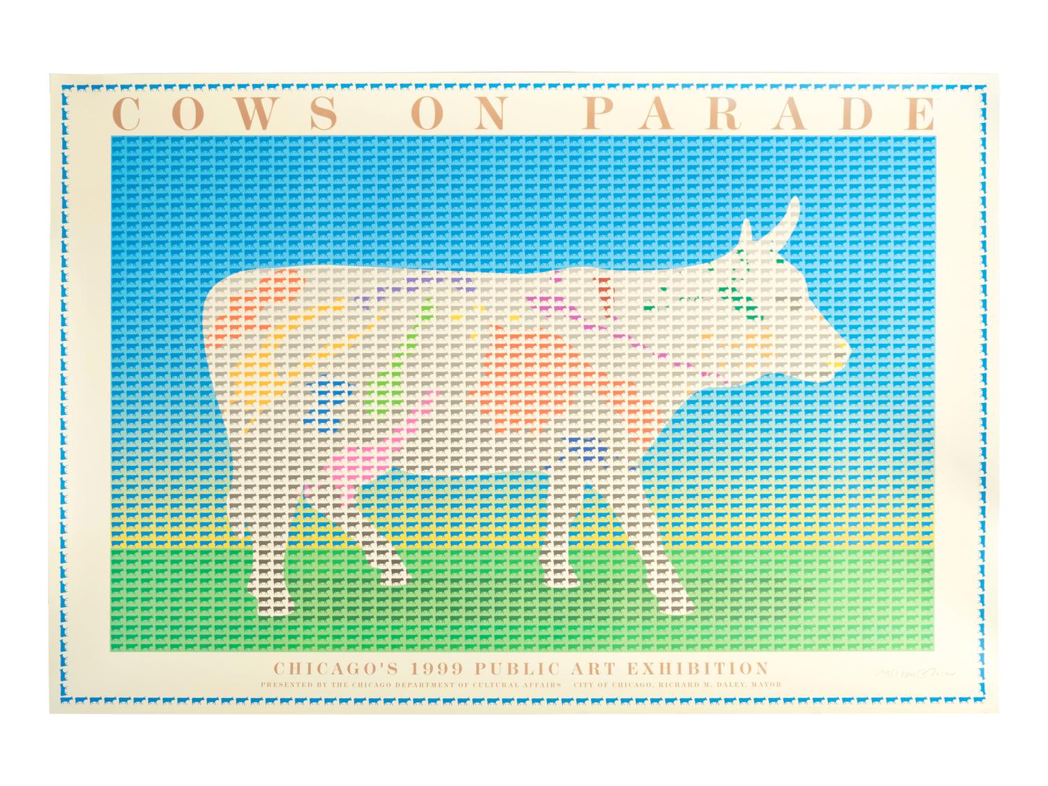 (Chicago) A group of ephemera from the 1999 "Cows on Parade" public art exhibition held in Chicago, comprising:
