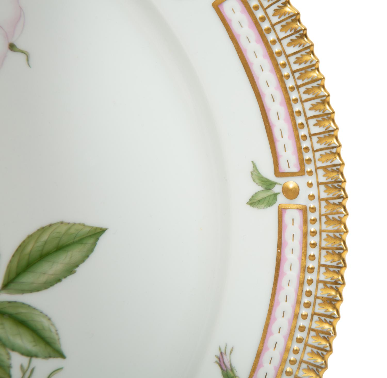 A Royal Copenhagen Flora Danica Porcelain Round Platter