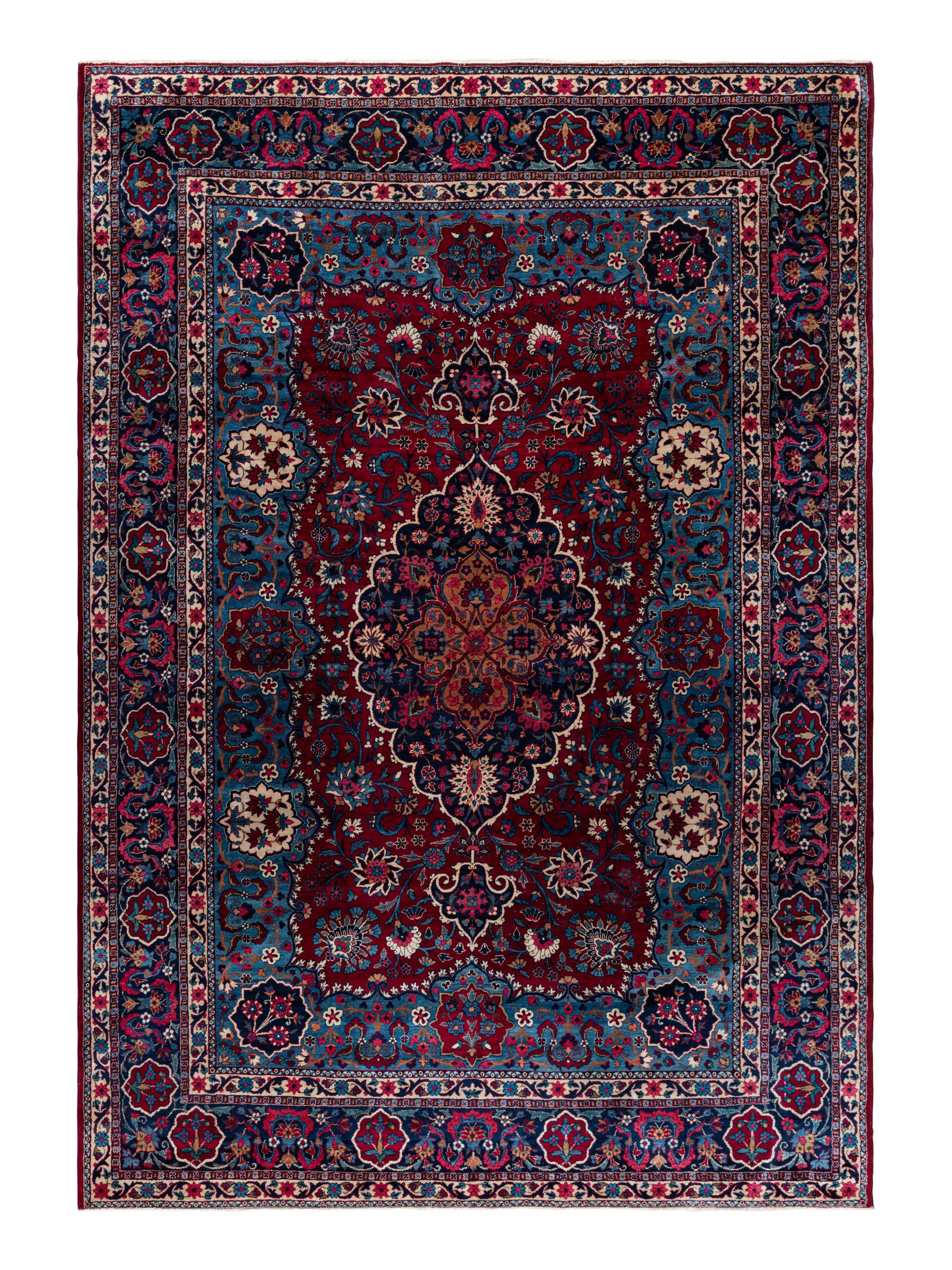 A Kirman Wool Rug