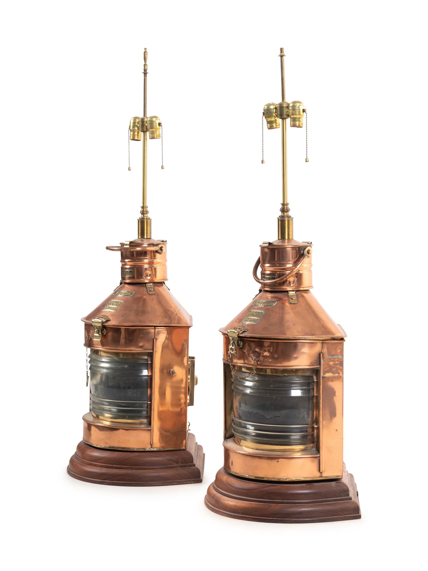 A Pair of Meteorite Ship’s Lanterns