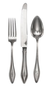 An American Silver Flatware Service, Towle Silversmiths, Newburyport, MA, Mary Chilton pattern, each with an engraved S monogram, compr