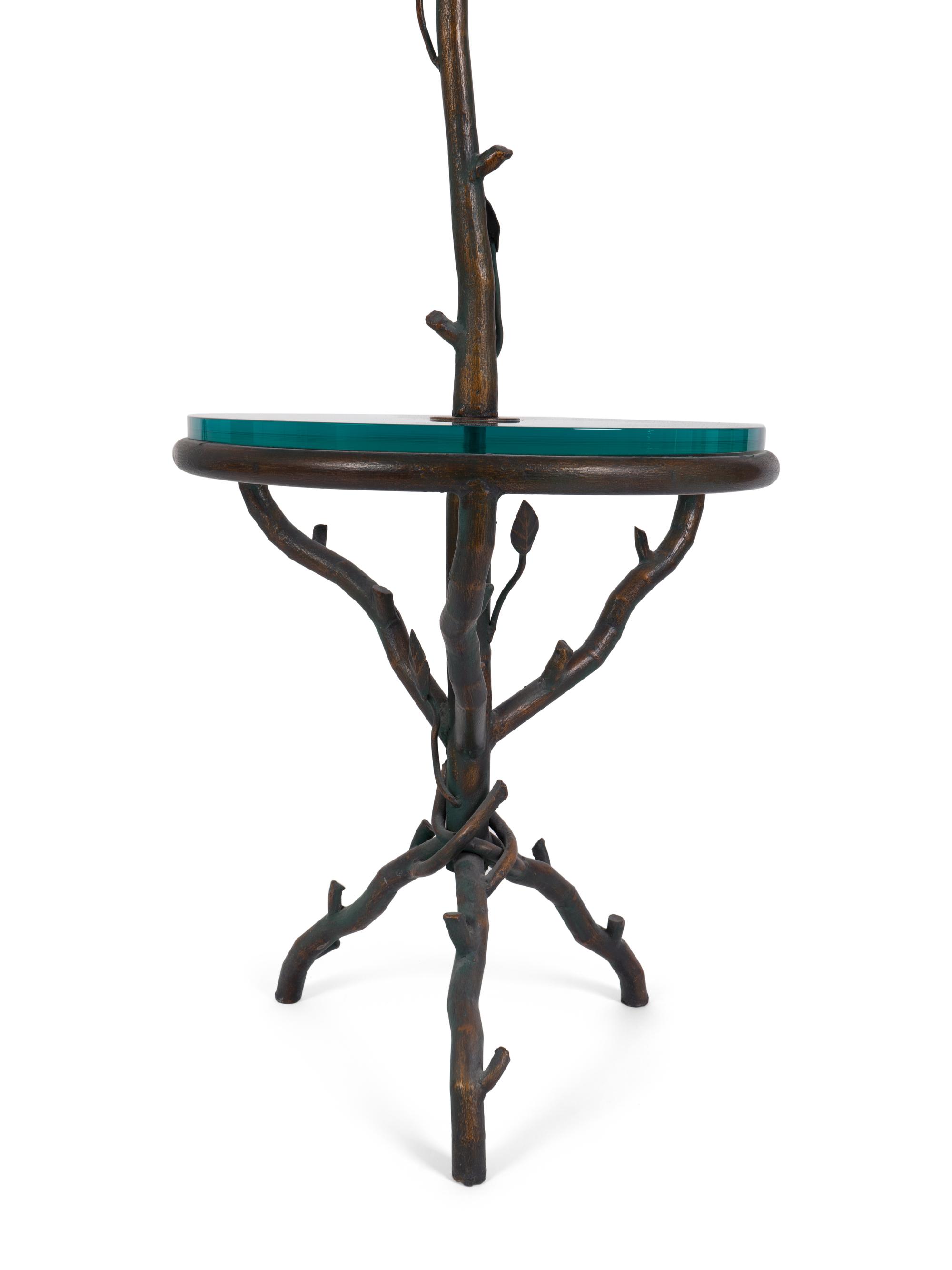A Whimsical Branch-Form Metal Floor Light — 20TH CENTURY