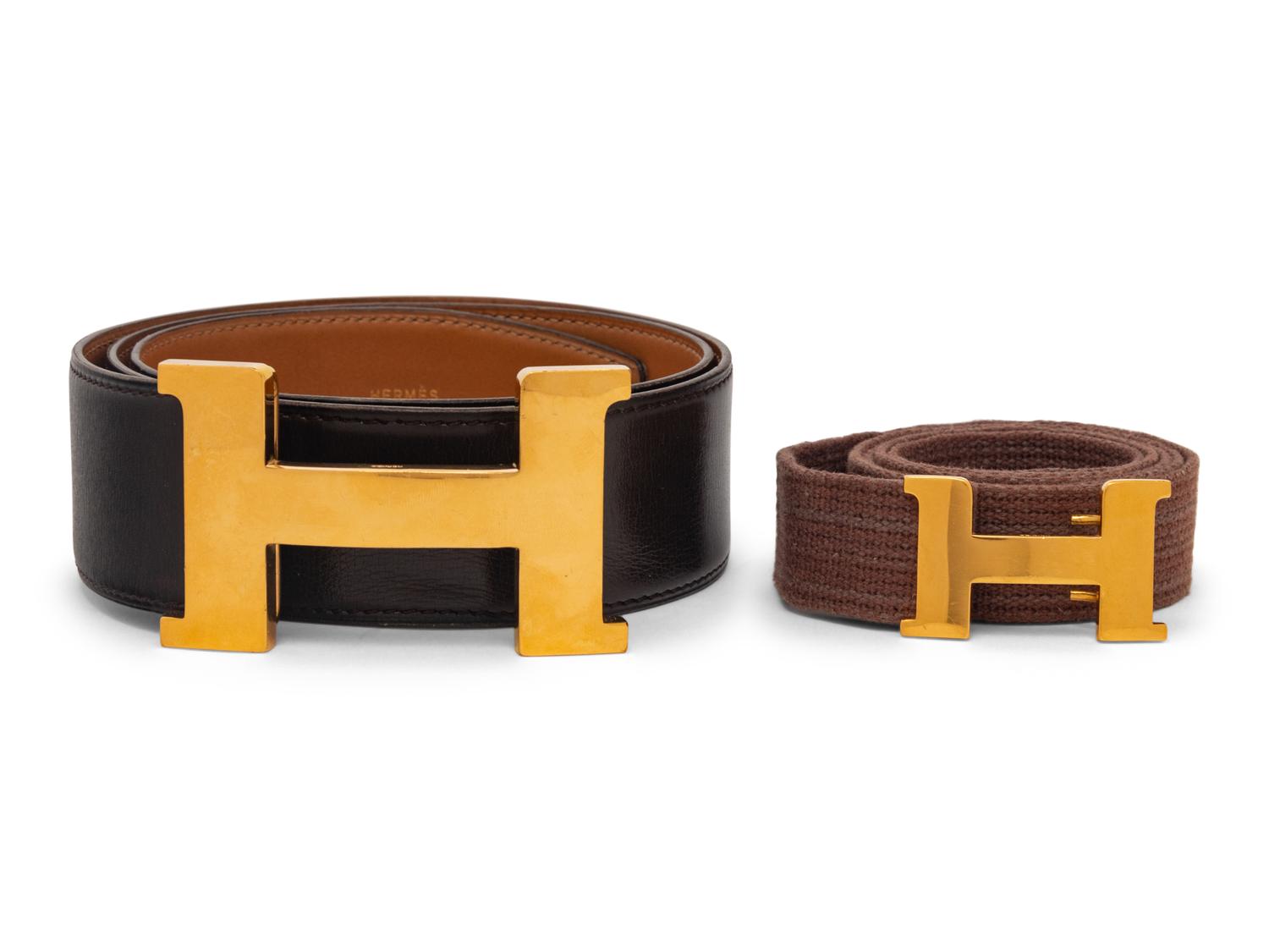 Two Hermès Belts, 1977-78