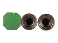 Three English Brass Candlesticks