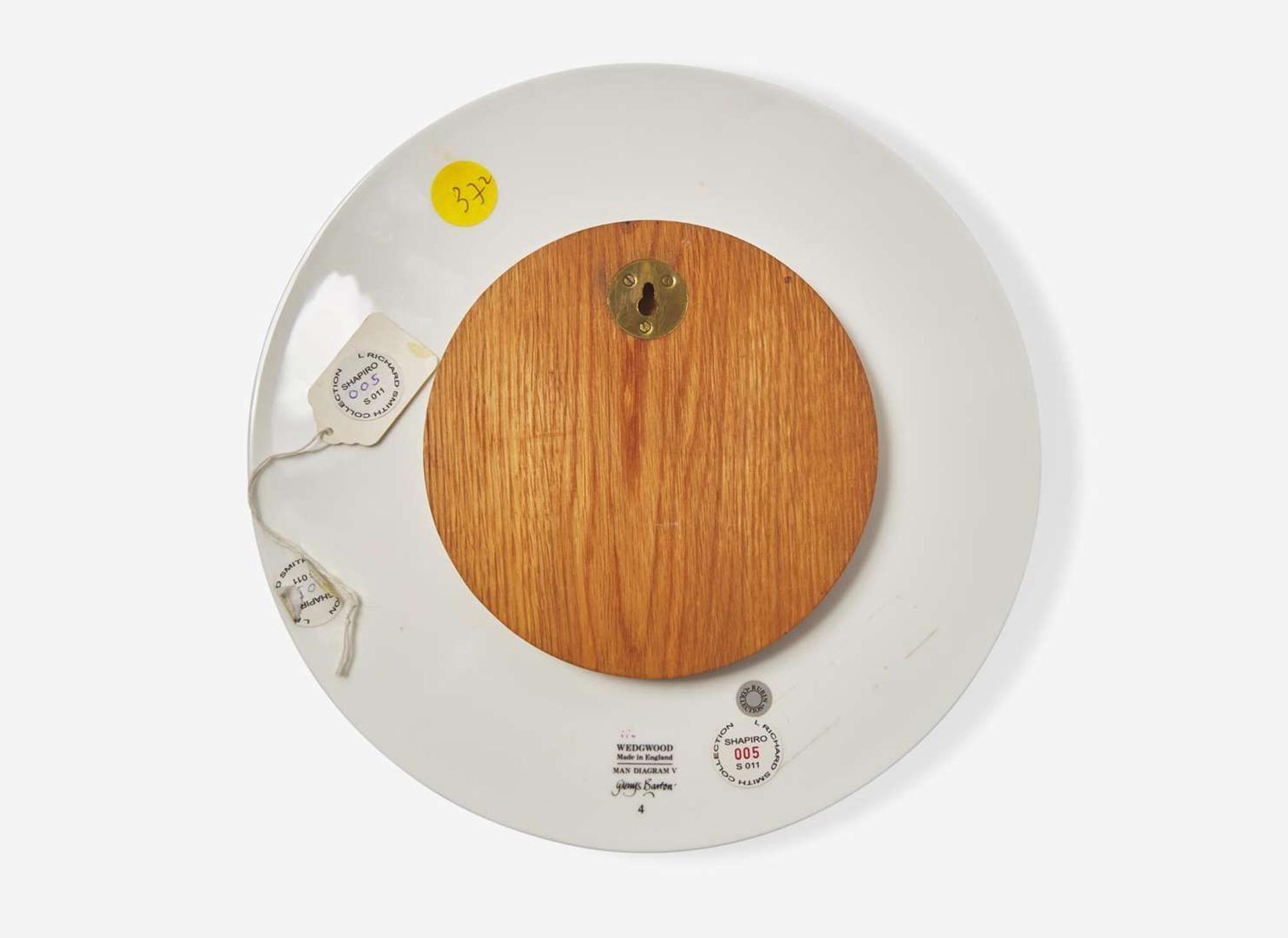 A Wedgwood "Man Diagram V" Bone China Plaque, UK, 1976-7