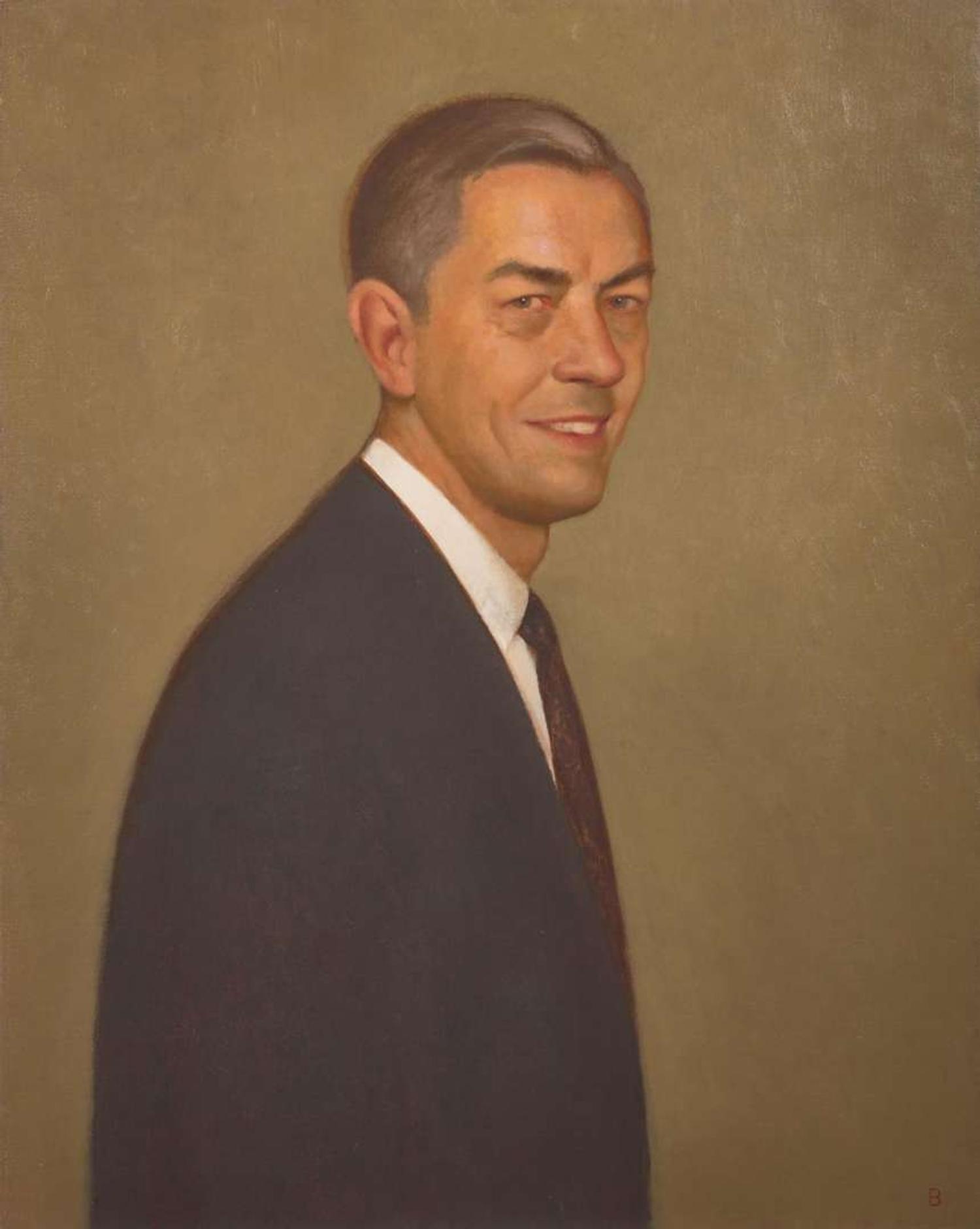 Bo Bartlett (American, 1955) - Portrait of Clay Anderson
