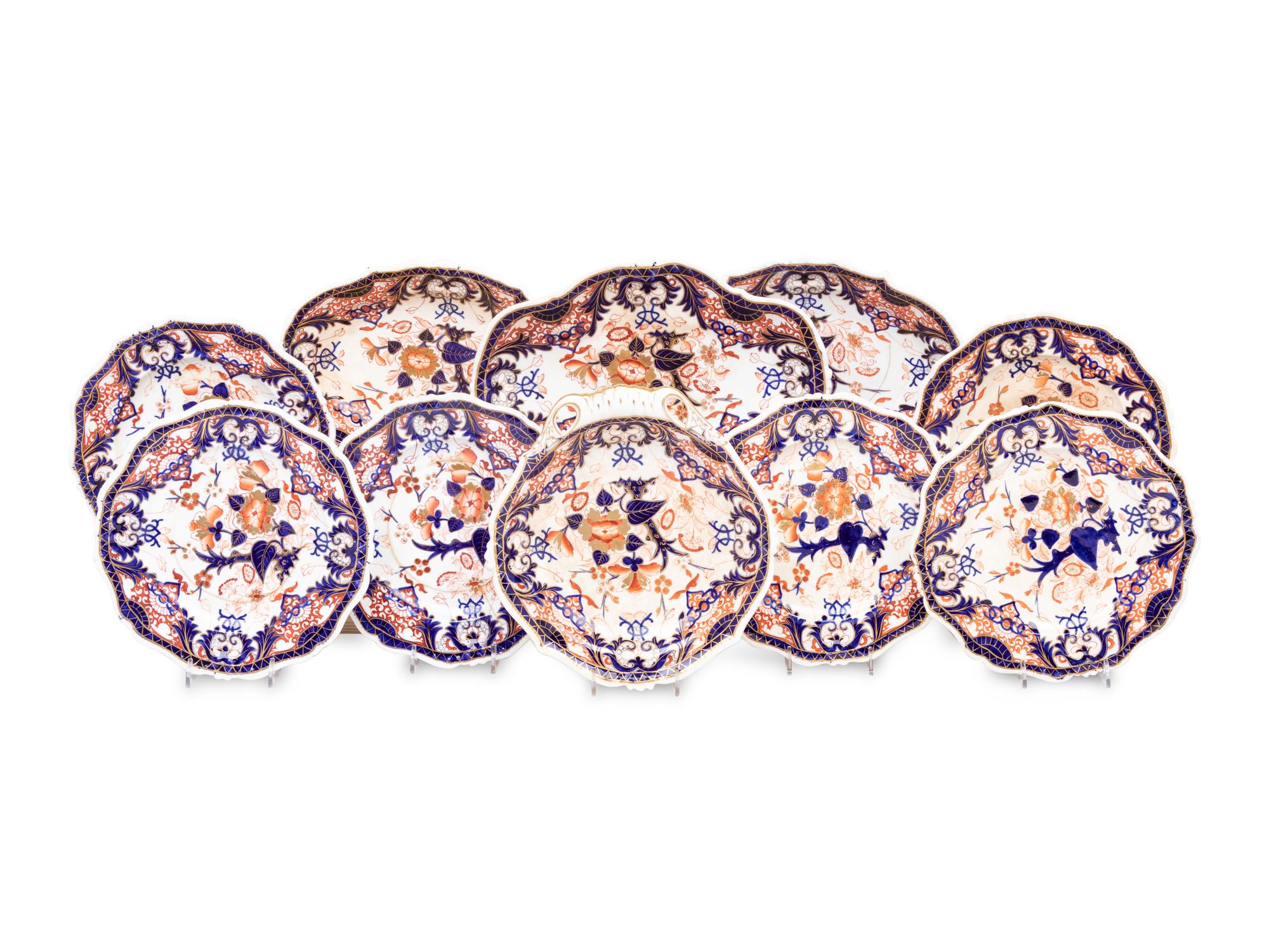 A Derby Porcelain Dessert Service