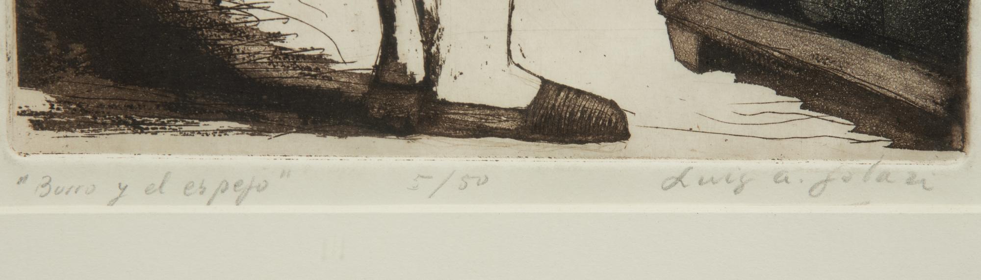 A group of three 20th Century prints (by Aubrey Schwartz and two signed illegibly)