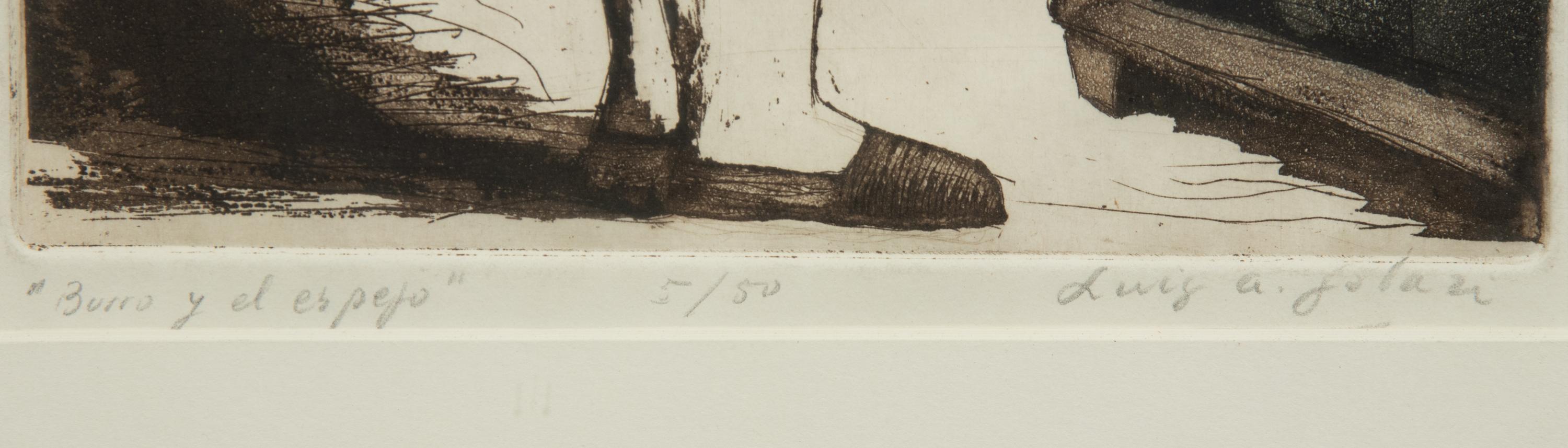 A group of three 20th Century prints (by Aubrey Schwartz and two signed illegibly)