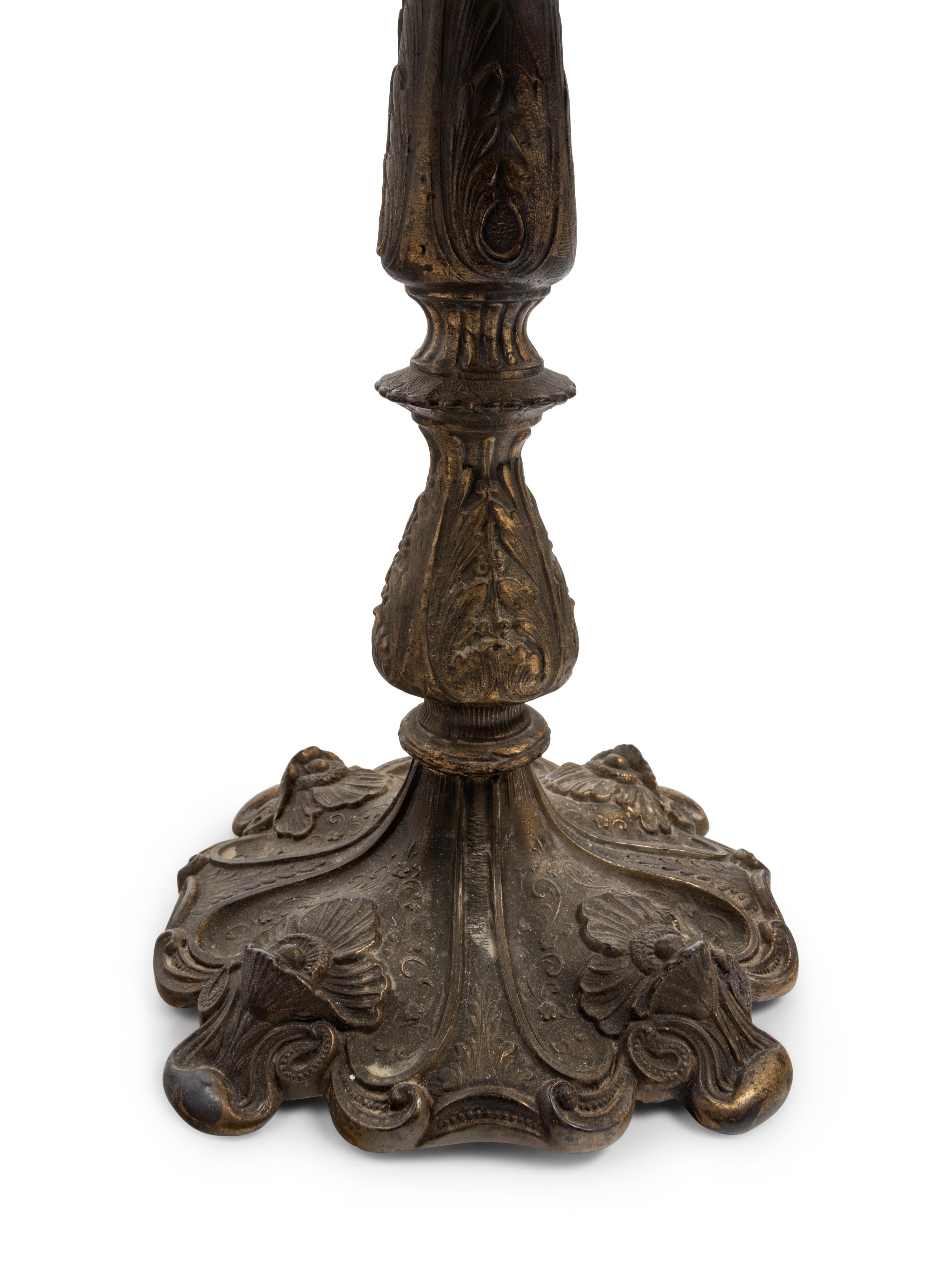 A Chicago Mosaic Leaded Glass Lamp