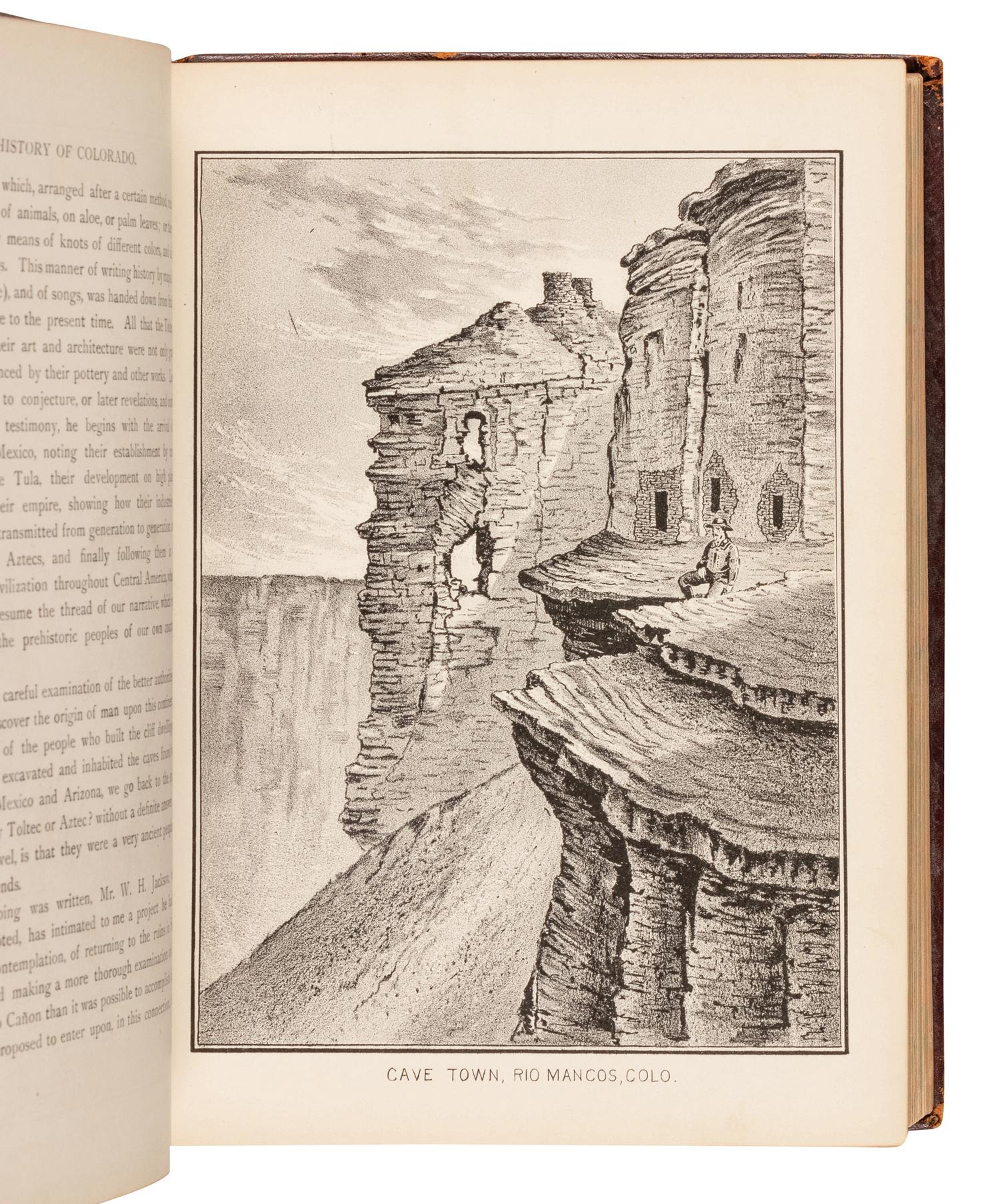 [COLORADO]. HALL, Frank (1836-1918). History of the State of Colorado. Chicago: The Blakely Printing Company, 1889-1895.
