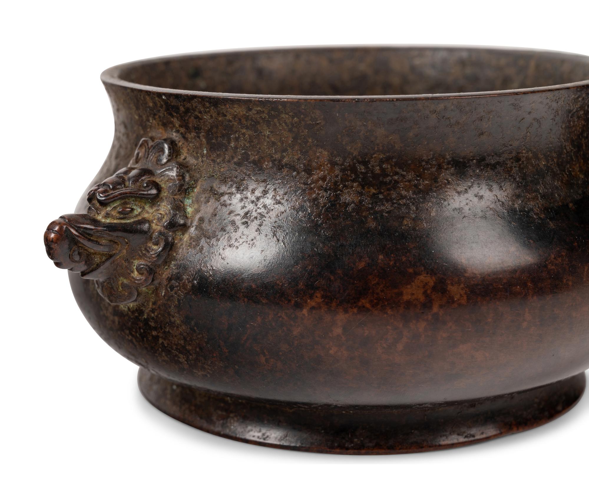 Four Chinese Bronze Incense Burners