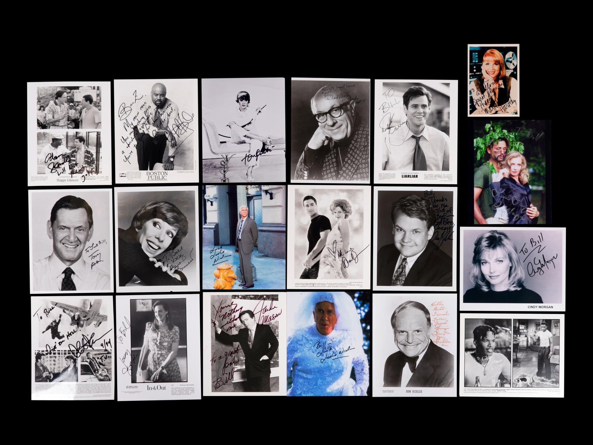 (Celebrity) A group of 19 celebrity photos, comprising: