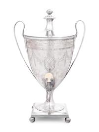 An English Silver-Plate Hot Water Urn