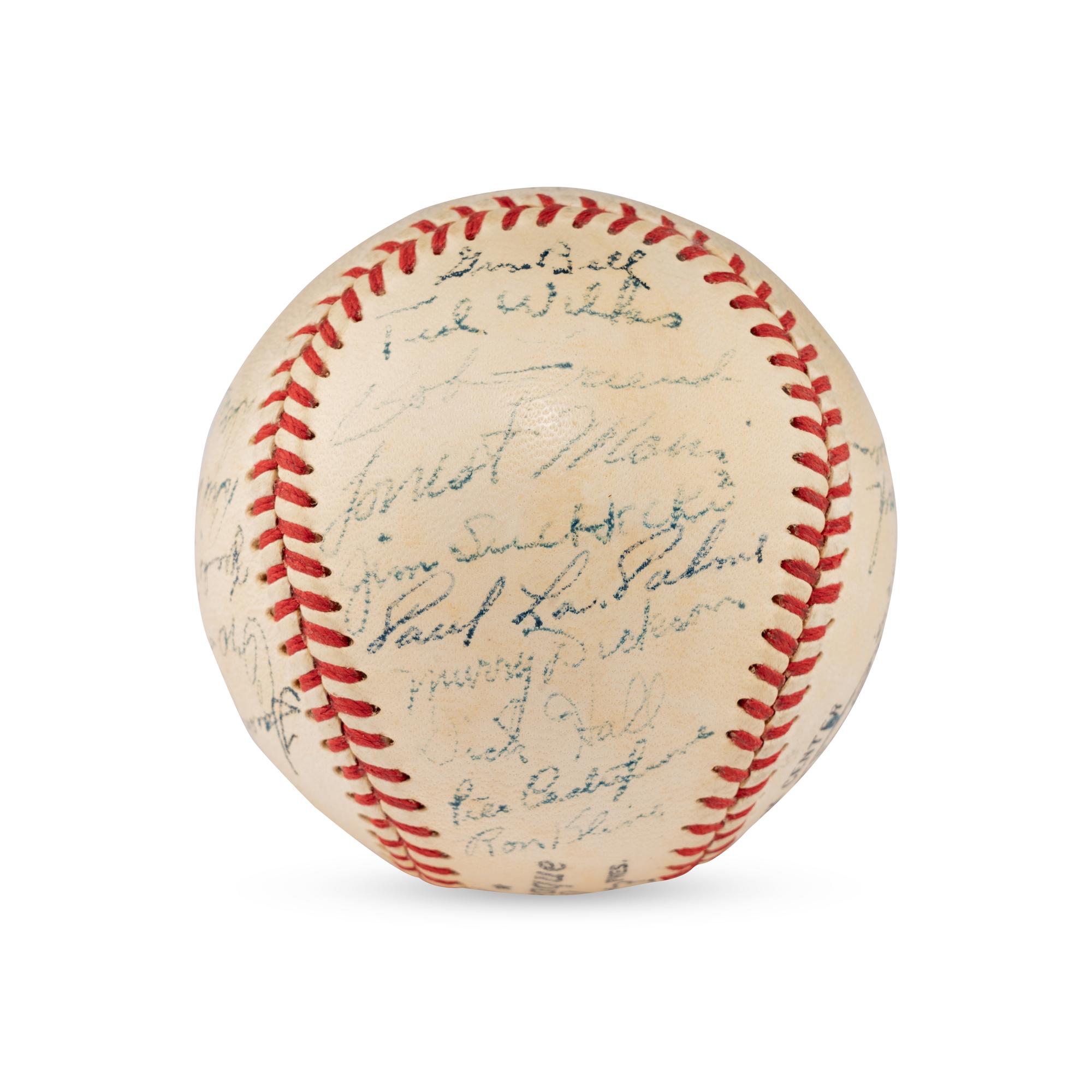 A 1952 Pittsburgh Pirates Team Signed Autograph Baseball