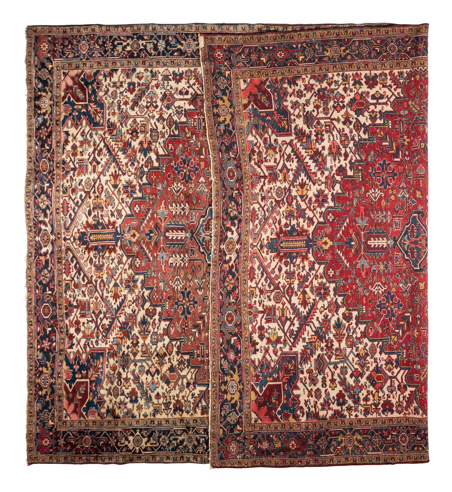 A Heriz Wool Rug