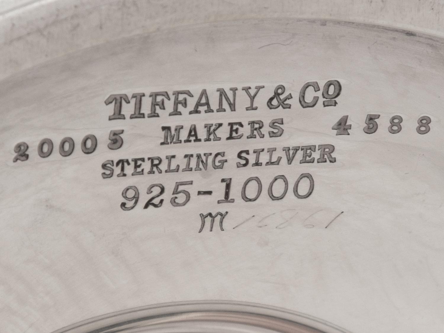 A Tiffany and Co. Silver Trumpet Vase