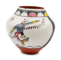 Polychrome Jar, with Eagle Dancer