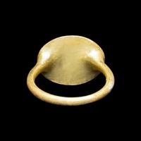 A Greek Gold Finger Ring with Athena