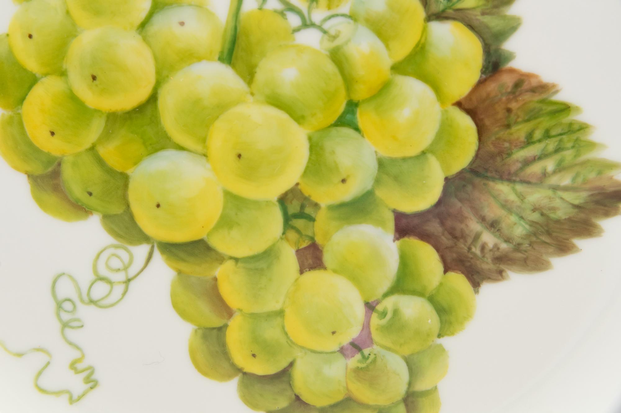 A Set of Thirteen Royal Copenhagen Fruit Service Articles