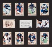 A 1992 Upper Deck Walter Payton Football Heroes Signed Autograph Display,