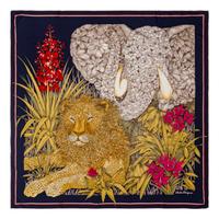 Four Salvatore Ferragamo Scarves