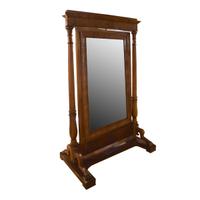 A Cheval Mirror with Paw Feet 45" W x 28" D x 76" H — Italy, 19th/20th Century