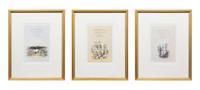 ROBERTS, David (1796-1864). A group of 14 small-format lithograph prints from "The Holy Land", including: