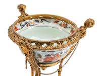 A Pair of French Gilt Bronze Mounted Chinese Porcelain Coupes