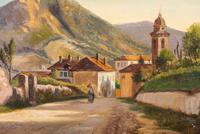 Two Danish Village Scenes