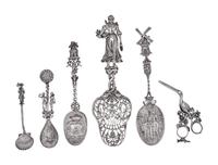 A Collection of Continental Flatware Articles