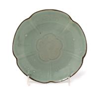 A Chinese Qingbai Glazed Porcelain Dish Diameter 7 inches.