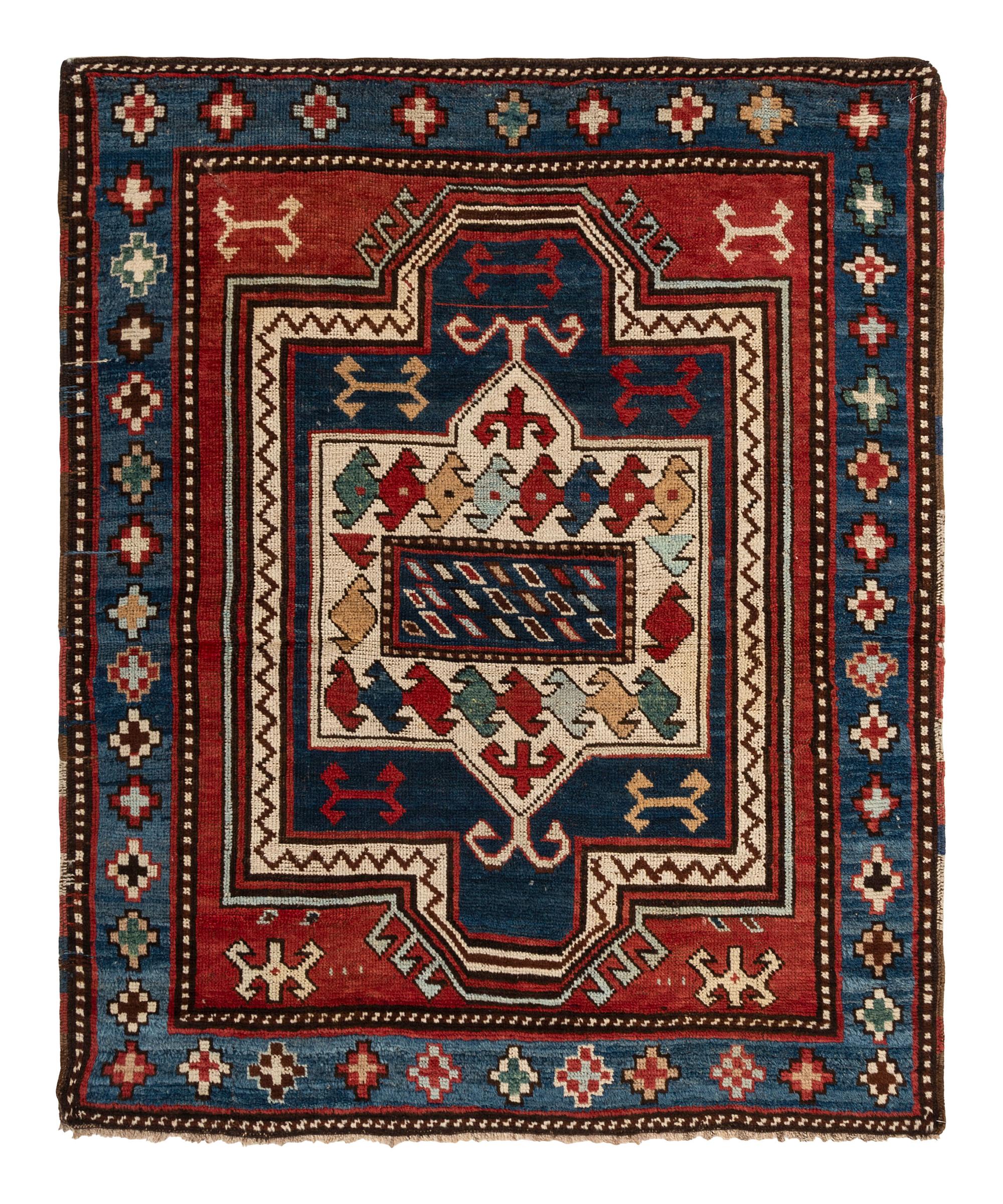 A Kazak Double Prayer Rug