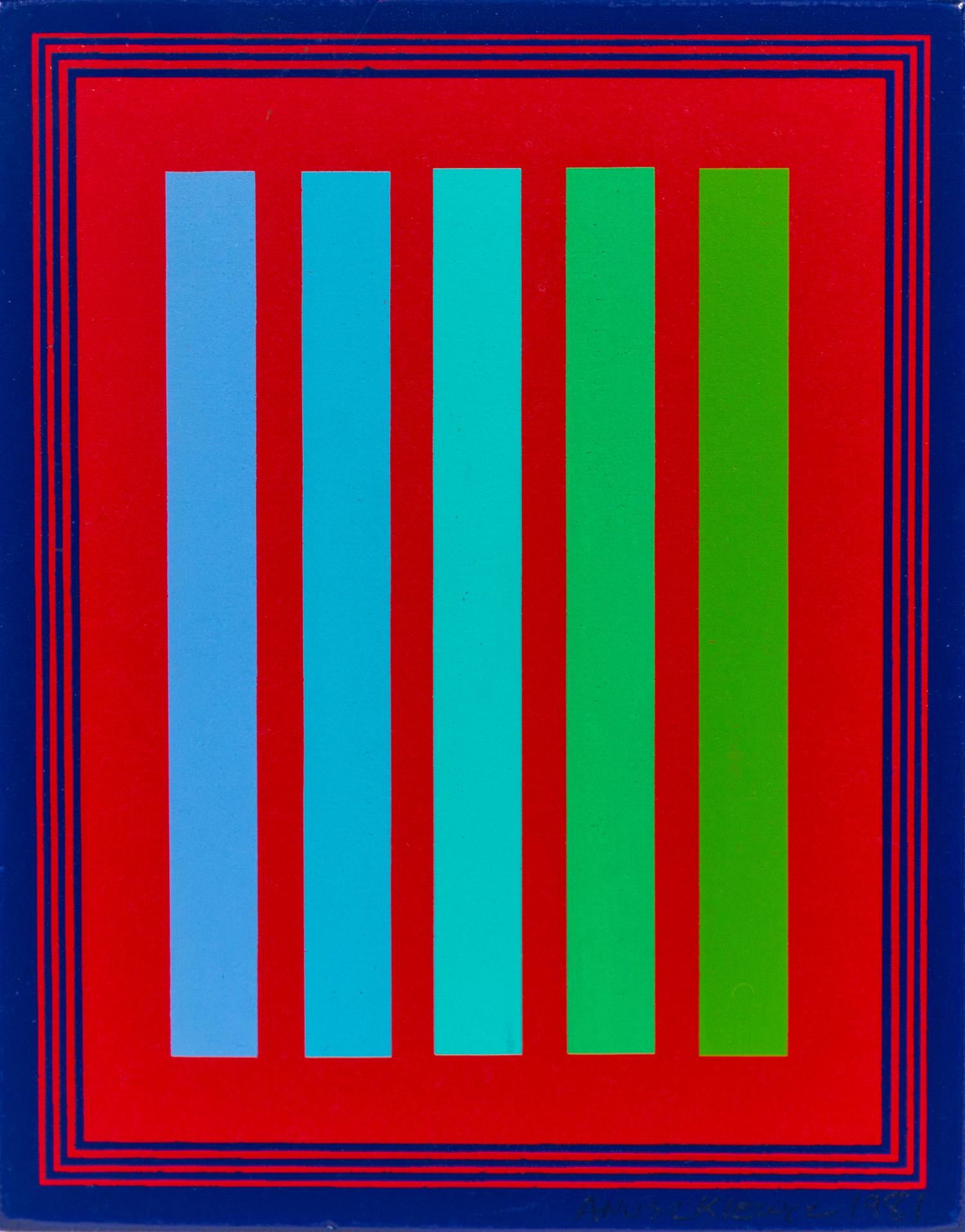 Richard Anuszkiewicz, (American, b. 1930), Untitled (Annual Edition), 1972, Untitled (Annual Edition), 1973, Untitled (Annual Edition),