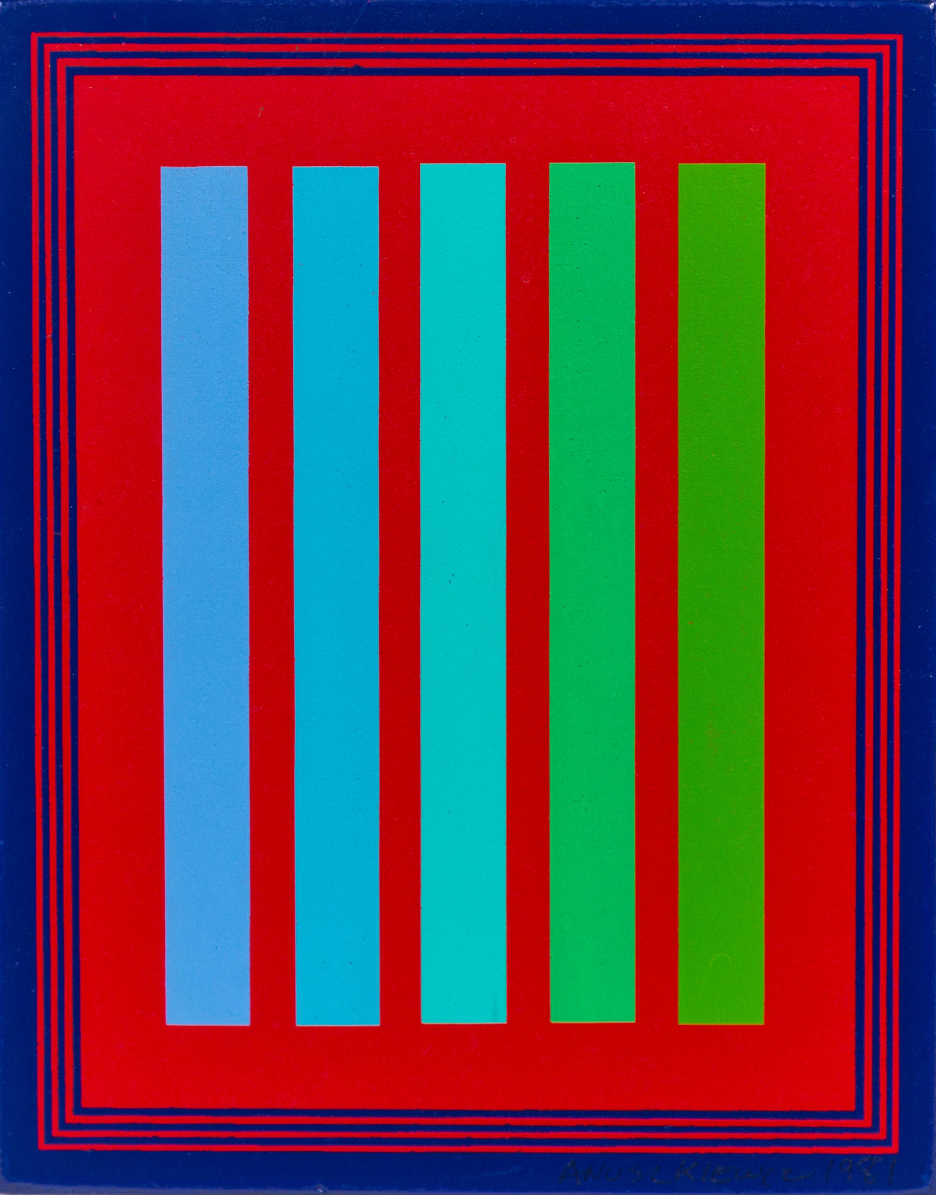 Richard Anuszkiewicz, (American, b. 1930), Untitled (Annual Edition), 1972, Untitled (Annual Edition), 1973, Untitled (Annual Edition),