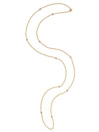 FRENCH, ANTIQUE, YELLOW GOLD LONGCHAIN NECKLACE